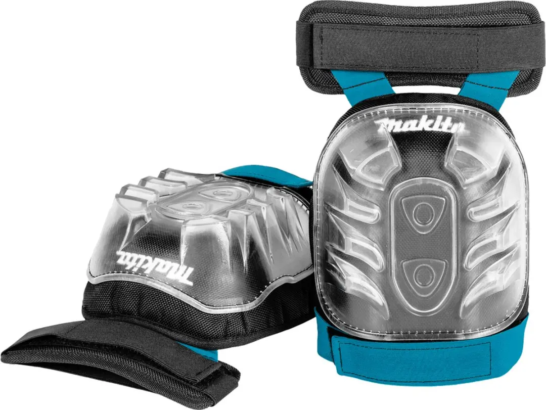 Makita E-05658 Kniebeschermers - Zwaar werk - Zwart/Blauw