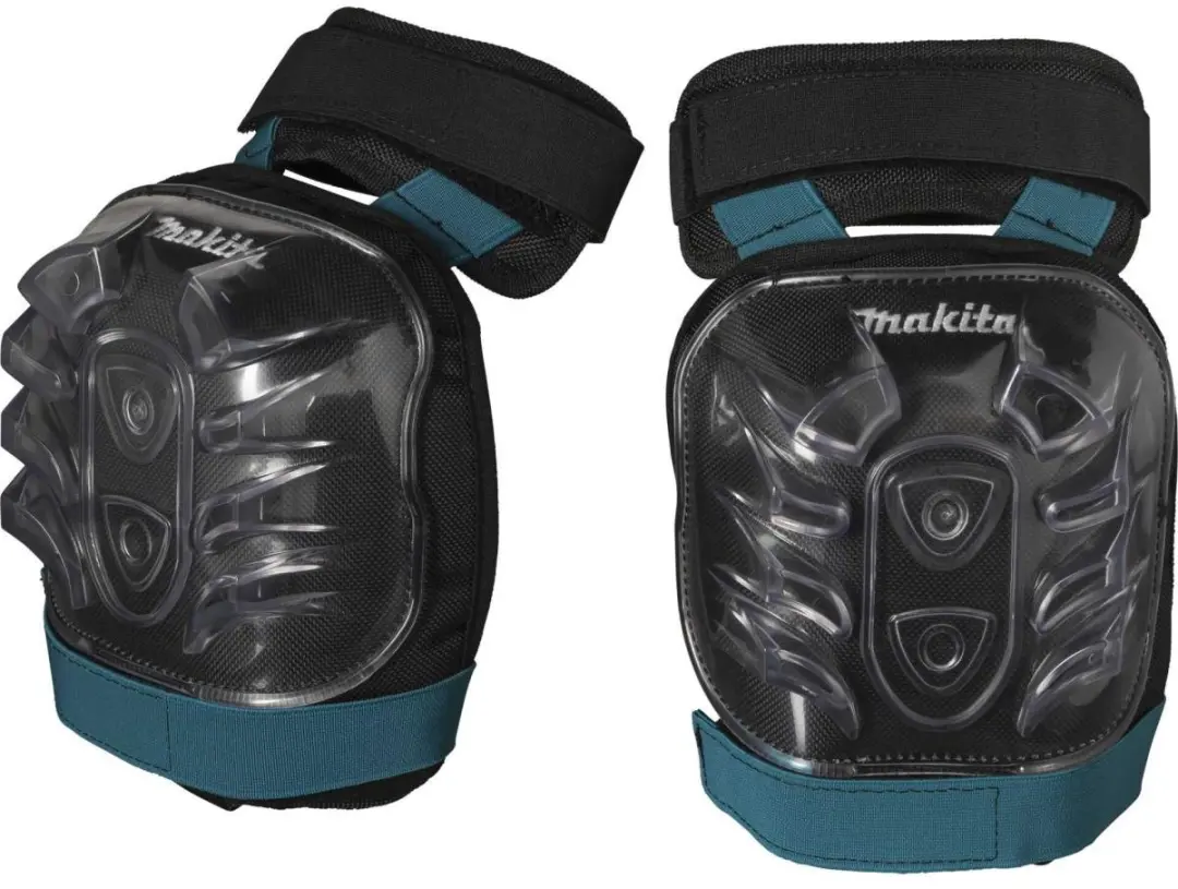 Makita E-05658 Kniebeschermers - Zwaar werk - Zwart/Blauw
