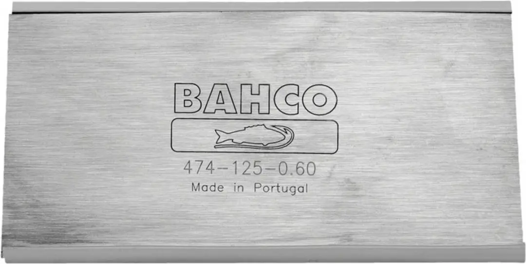 Bahco Schraapstaal 0.8x125mm - Koud gewalst chroom-nikkelstaal