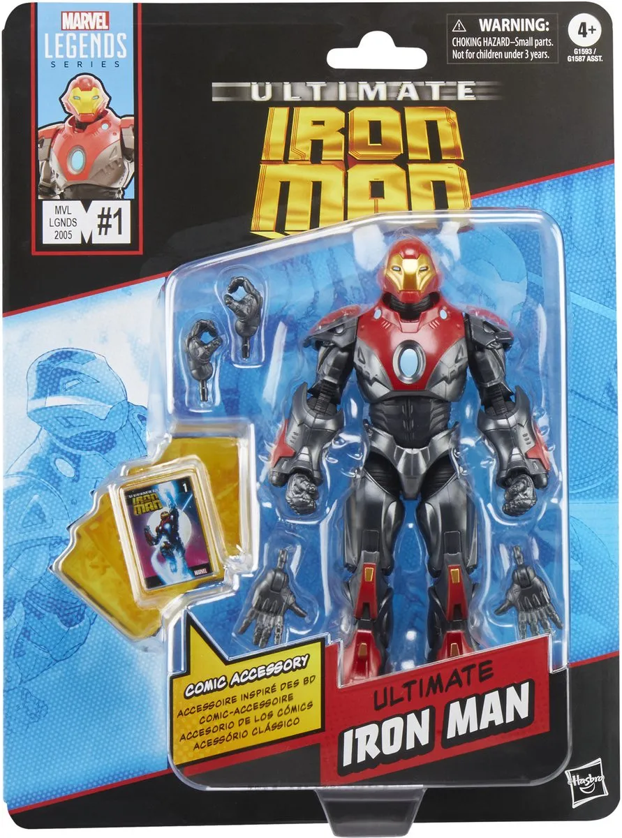 Hasbro Marvel Legends Ultimate Iron Man Actiefiguur 15cm - Multi