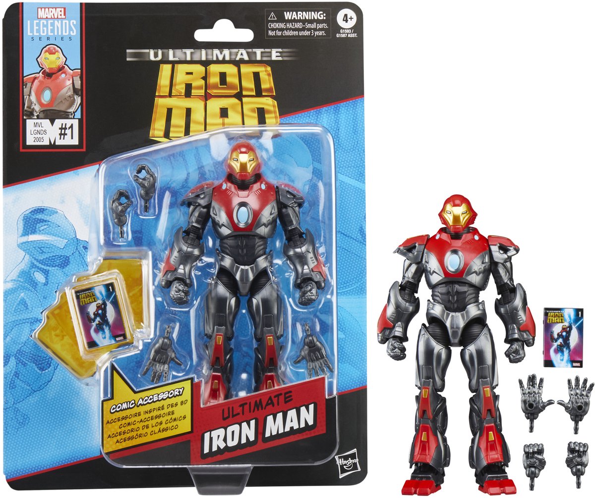 Hasbro Ultimate Iron Man Marvel Legends Action Figure - 15 cm - Marvel