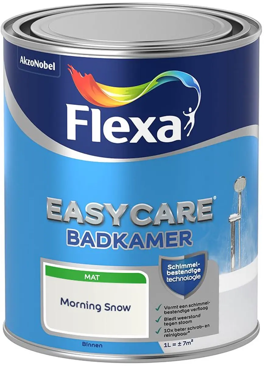 Flexa Easycare Badkamer Mengverf Morning Snow 1L