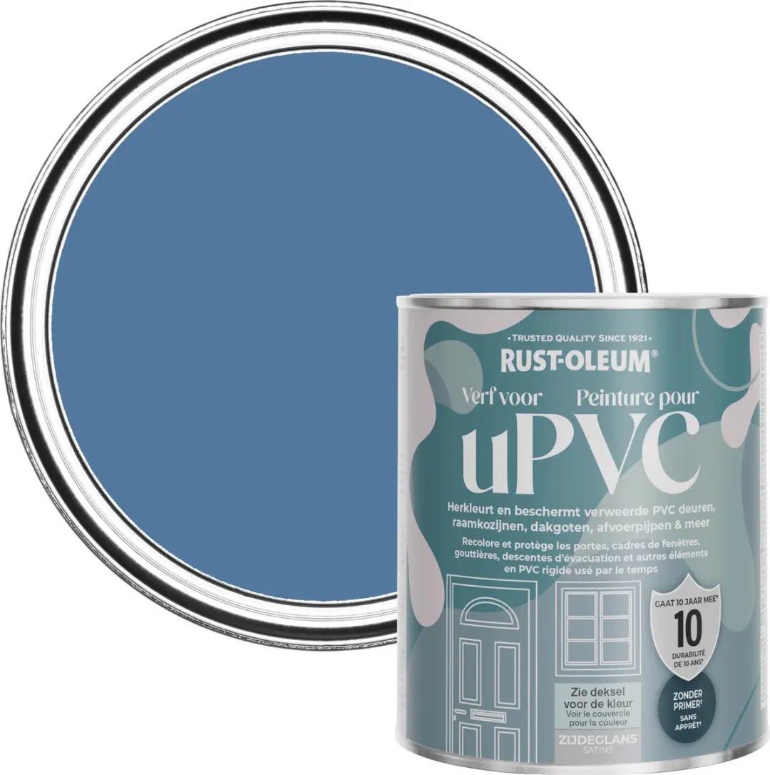 Rust-Oleum Blauw Zijdeglans Verf 750ml
