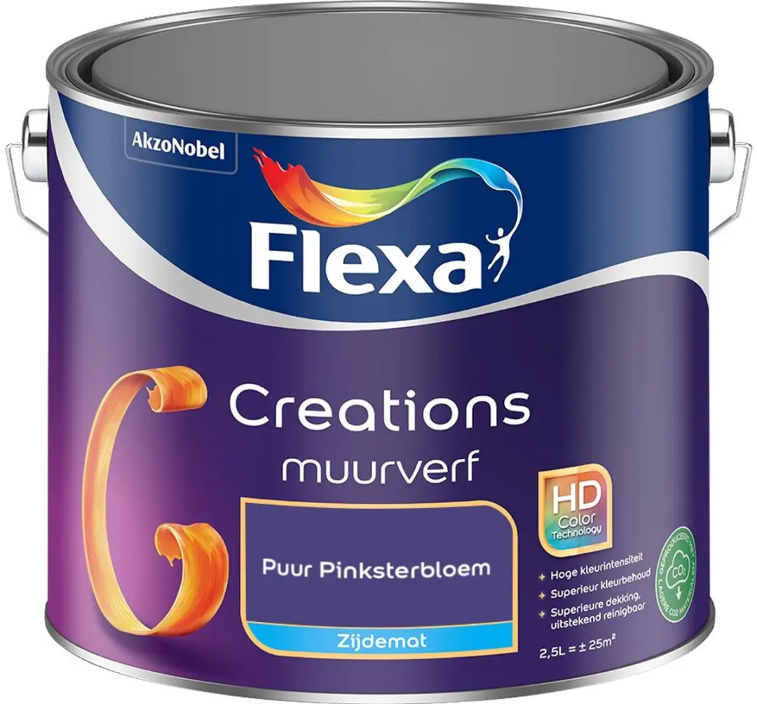 Flexa Creations Muurverf Zijdemat Puur Pinksterbloem 2,5L