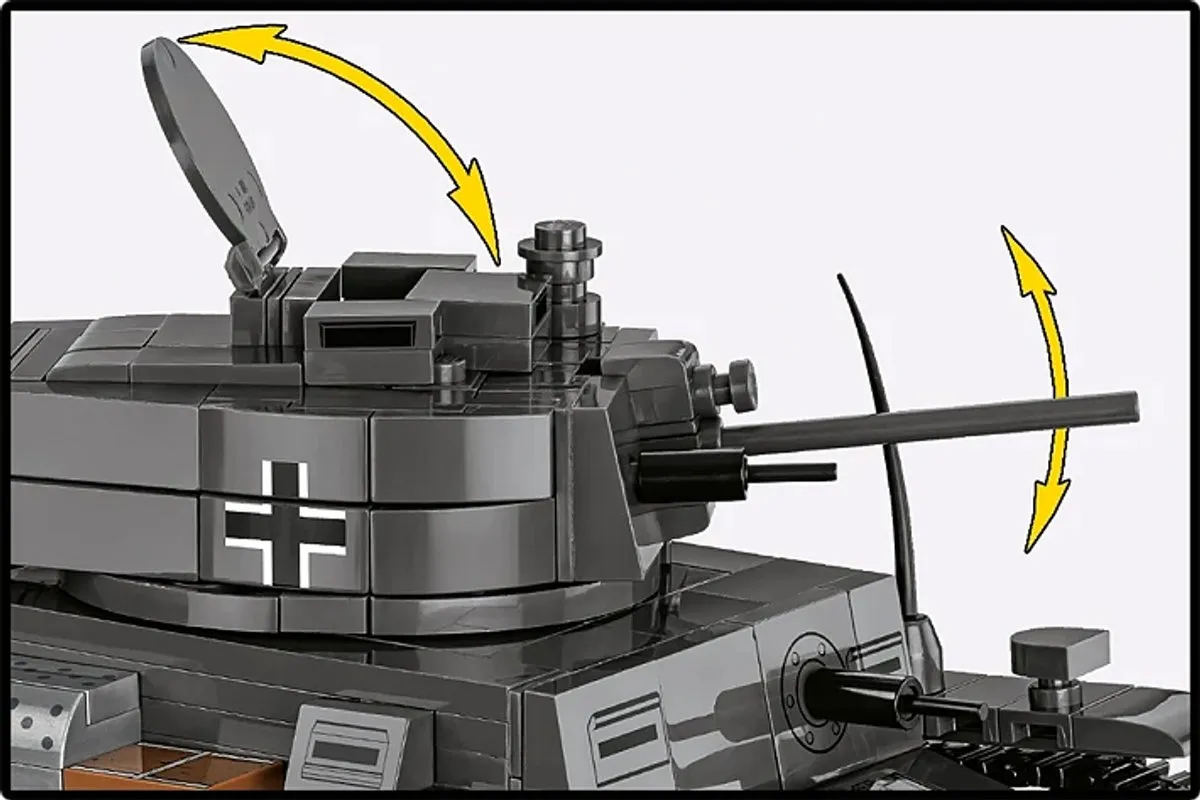 Cobi Panzer 38(T) Vz. 38 - 705 Stukken - Grijs