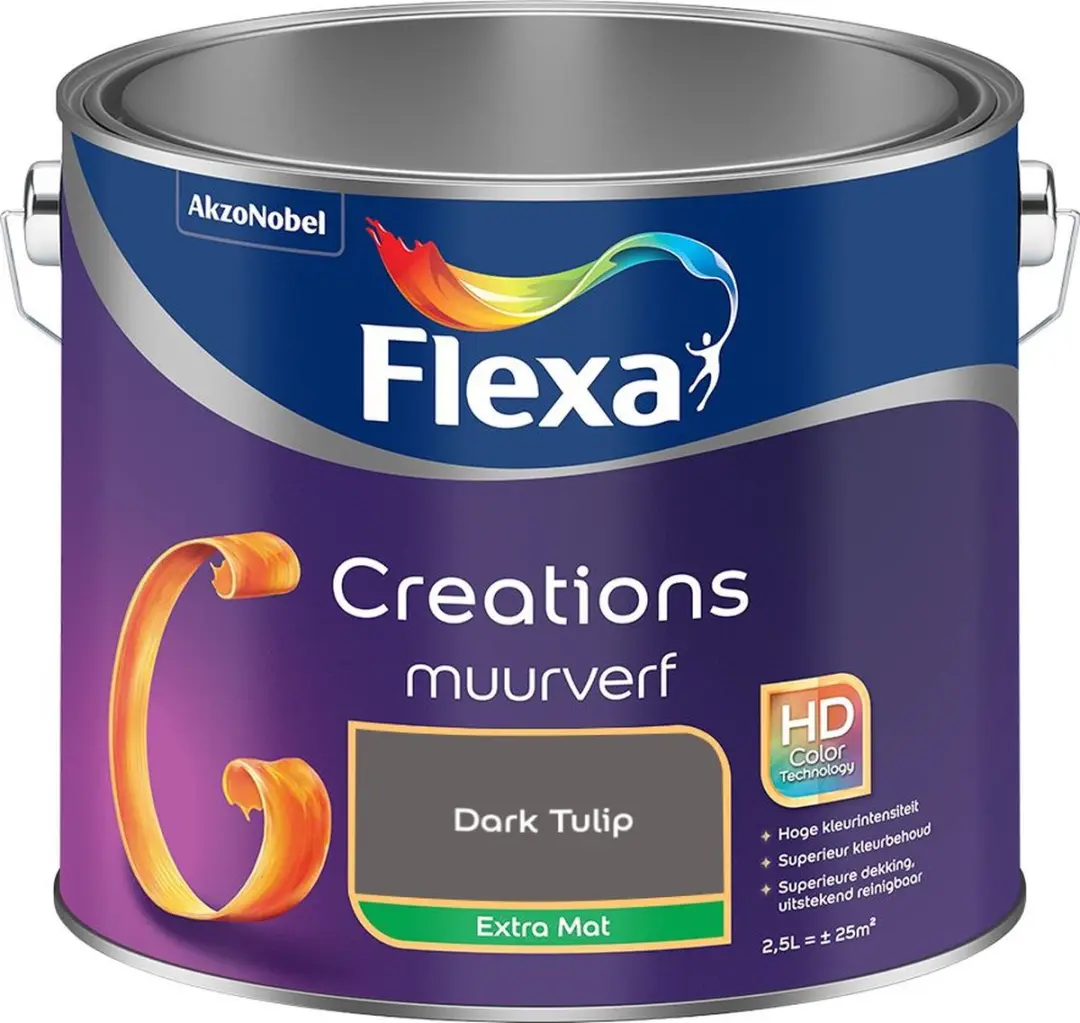 Flexa Creations Muurverf Extra Mat Dark Tulip