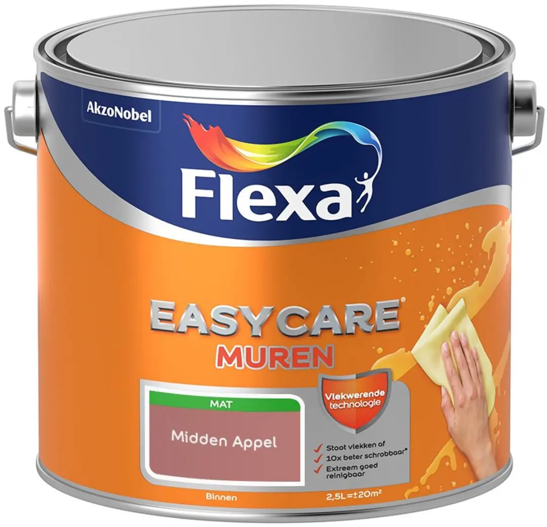 Flexa Easycare Muren Midden Appel Mengverf 2,5L