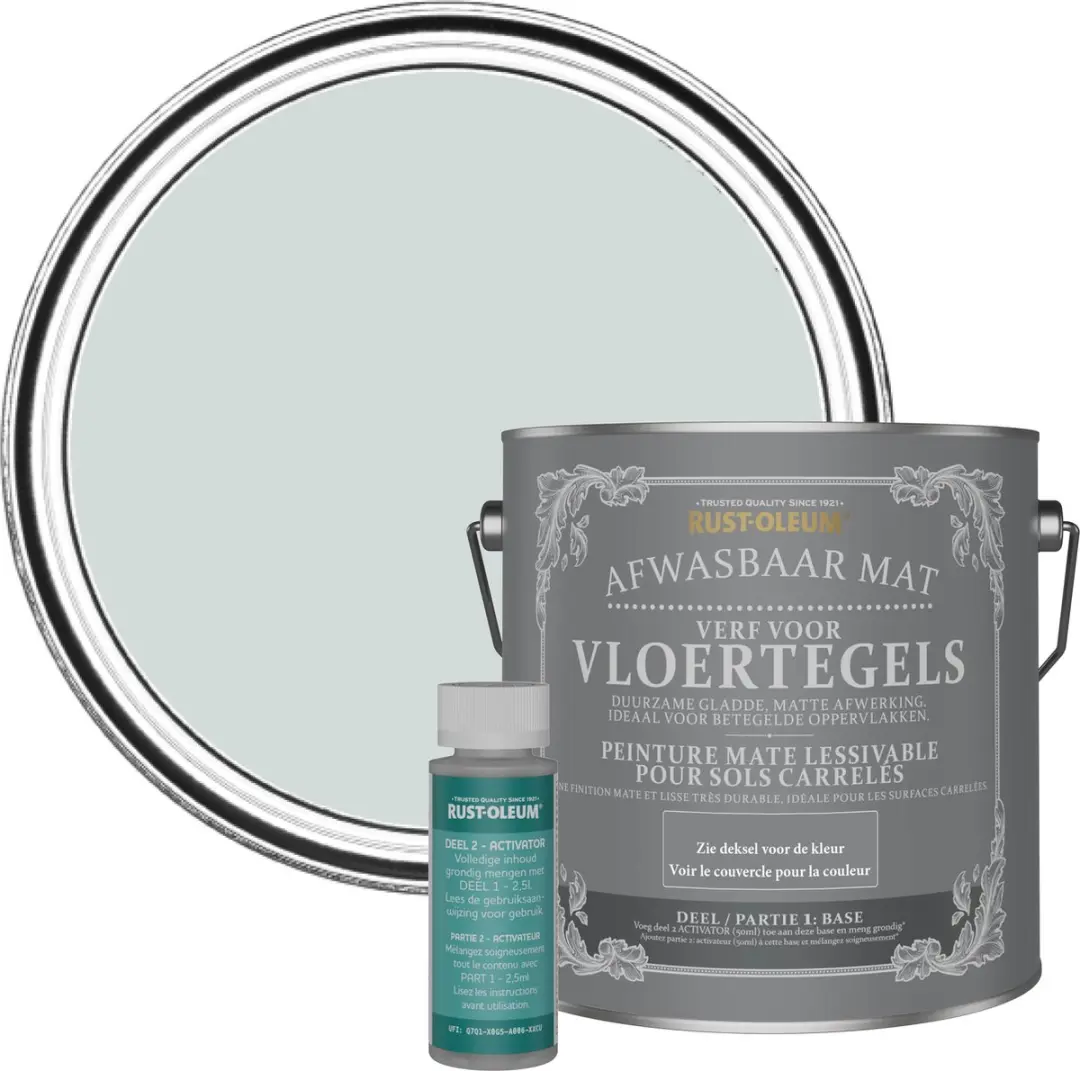Rust-Oleum Duifgrijs Afwasbare Vloertegelverf 2,5L