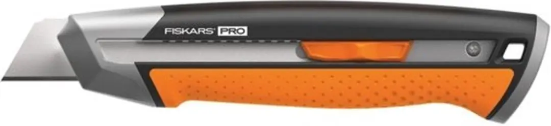 Fiskars CarbonMax Universeel Mes 25mm - Metalen Korpus