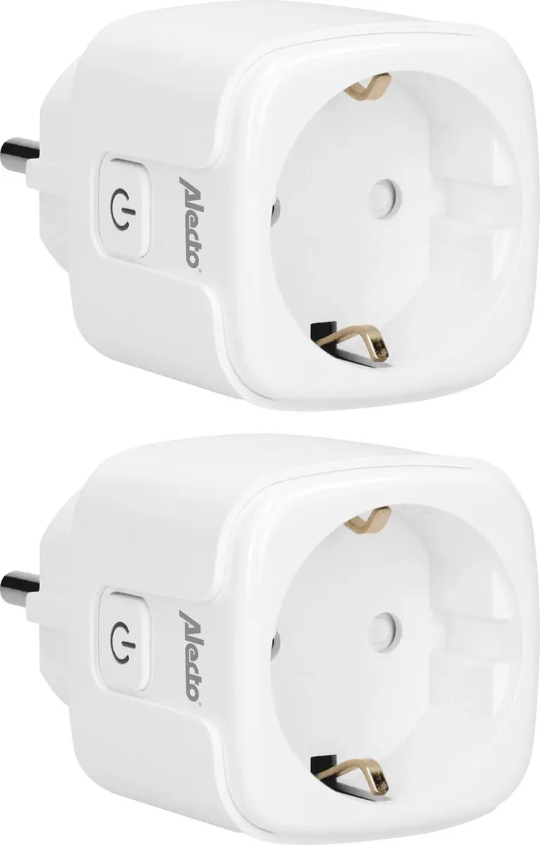 Alecto SMART-PLUG20 DUO Wifi Tussenstekker 16A - 2 Stuks