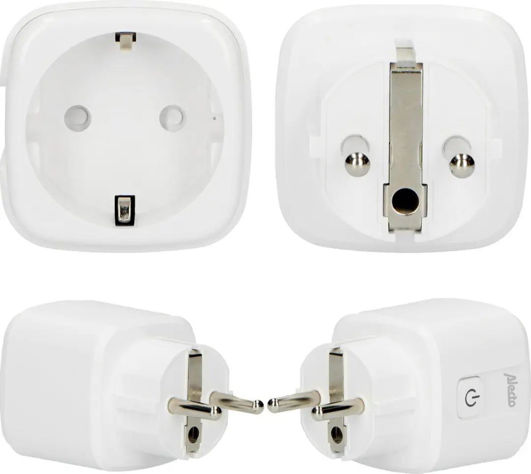 Alecto SMART-PLUG20 DUO Wifi Tussenstekker 16A - 2 Stuks