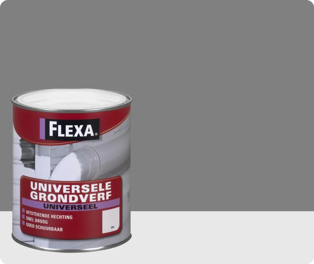 Flexa Grondverf Grijs 250ml
