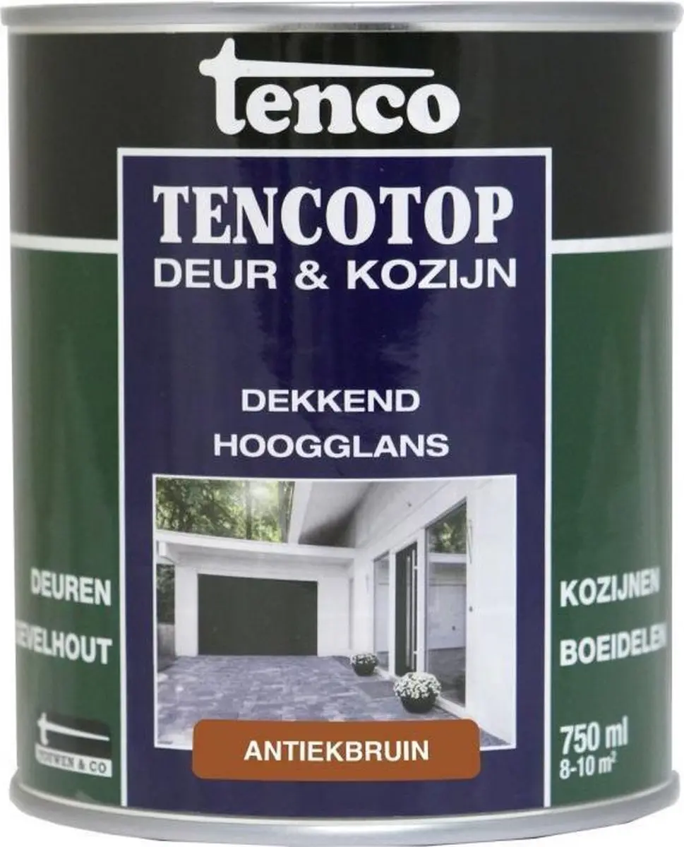 Tenco Tencotop Deur & Kozijnverf Antiekbruin 750ml