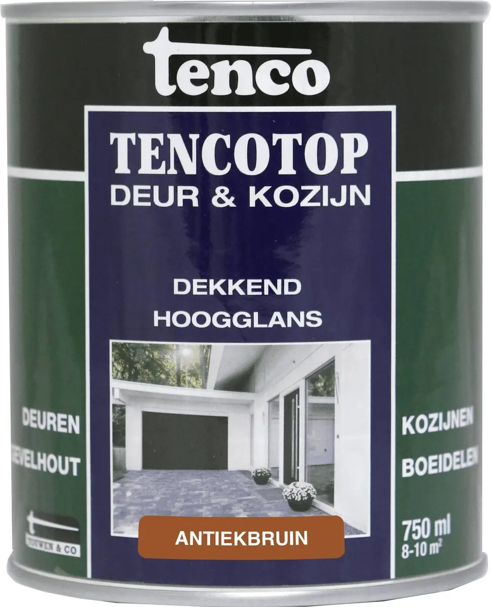Tenco Tencotop Deur & Kozijnverf Antiekbruin 750ml