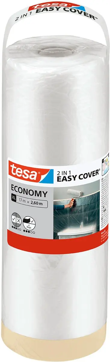 Tesa Easy Cover Universal Afdekfolie 17m x 2,60m