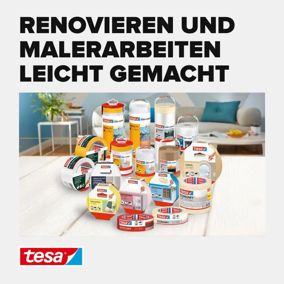 Tesa Easy Cover Universal Afdekfolie 17m x 2,60m