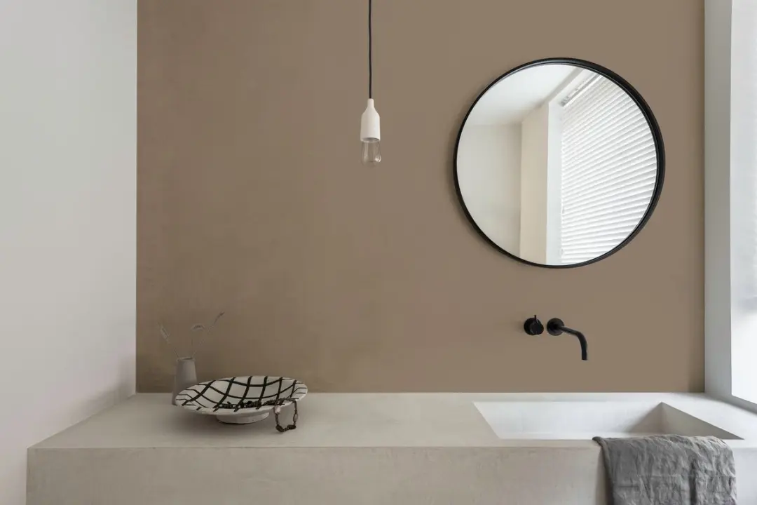 Flexa Strak Op De Muur Binnen Mat Mengverf 1L - Suedebruin