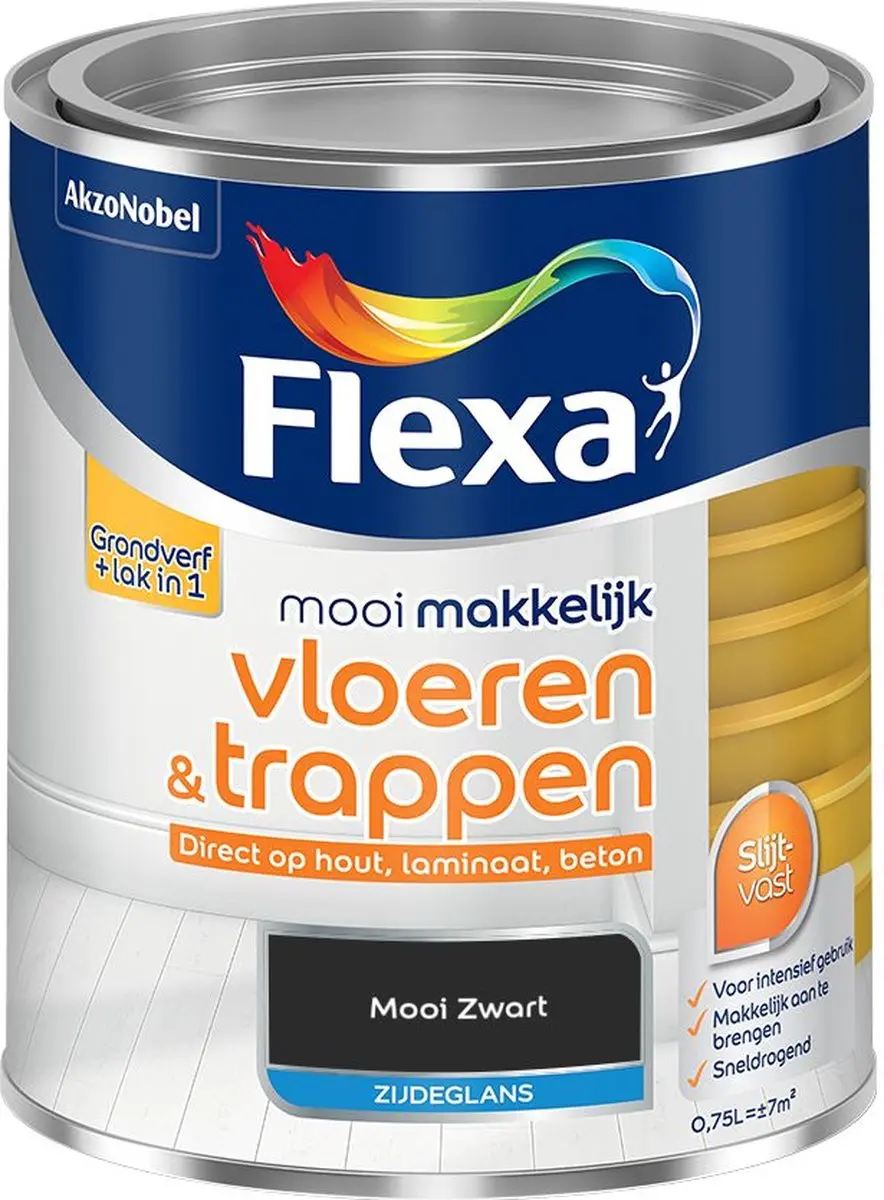 Flexa Mengverf Mooi Zwart 750ml