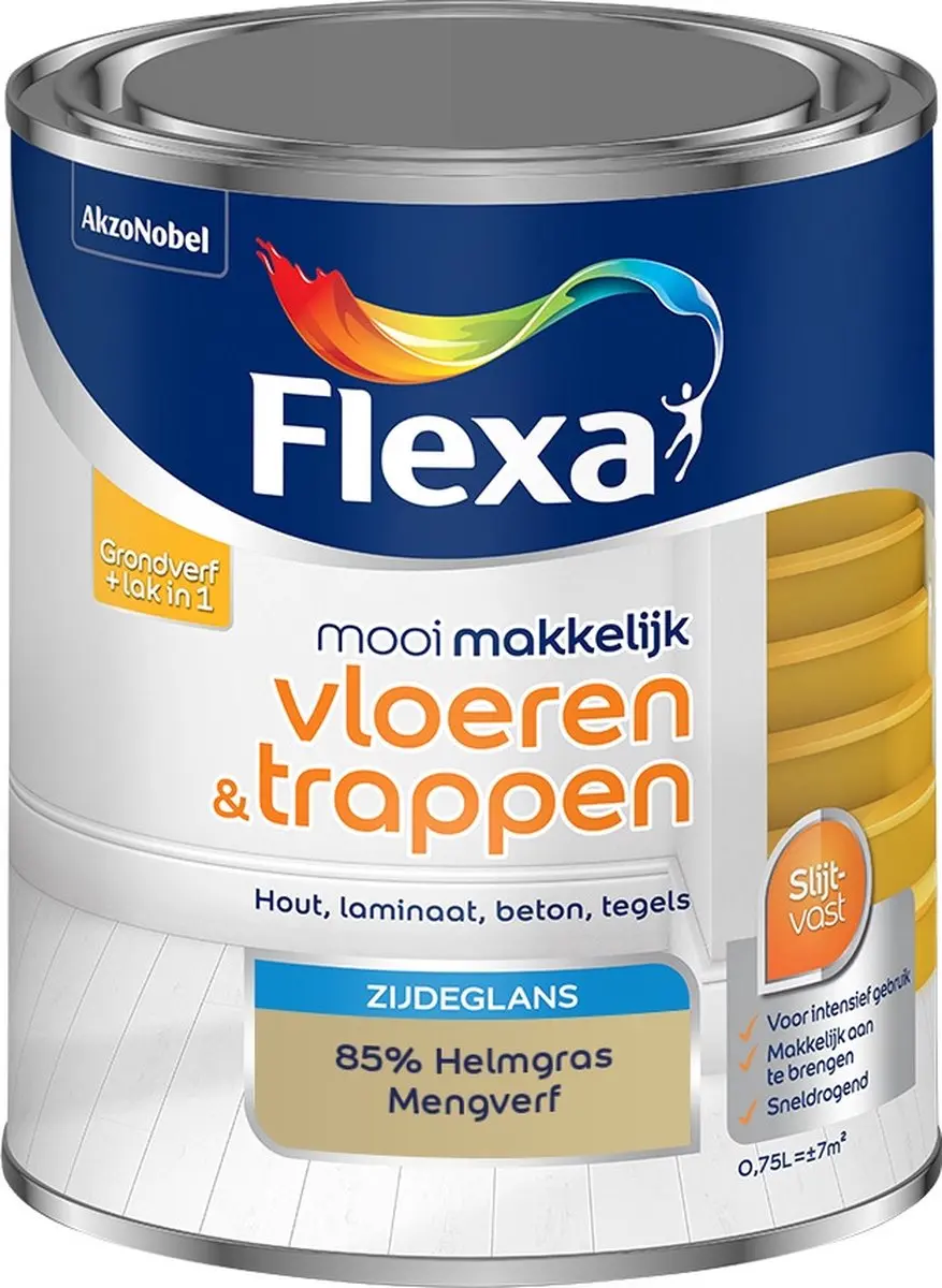 Flexa Mengverf 85% Helmgras 750ml - o.a. Hout/Steen