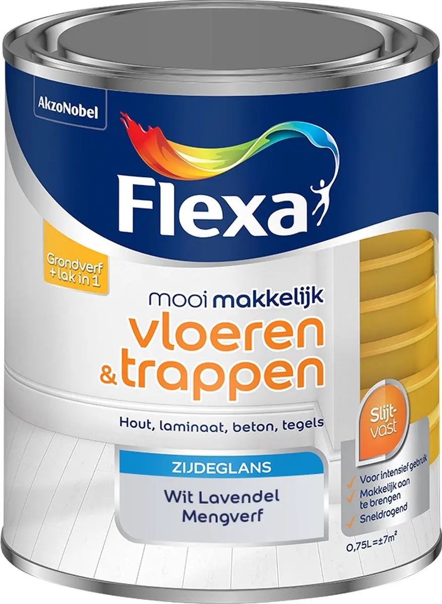 Flexa Mengverf Wit Lavendel 750ml