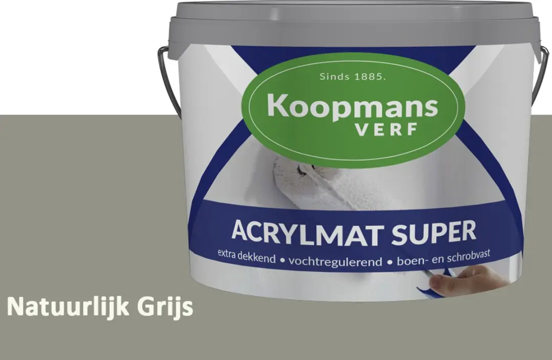 Koopmans Acrylmat Super Matte Muurverf 2,5L