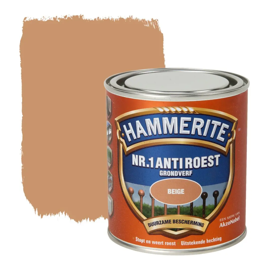 Hammerite Nr. 1 Anti Roest Grondverf Beige 500ml