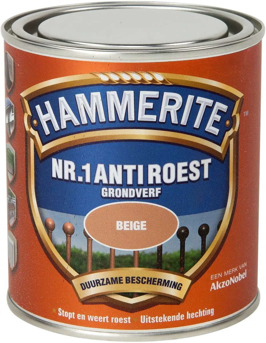 Hammerite Nr. 1 Anti Roest Grondverf Beige 500ml
