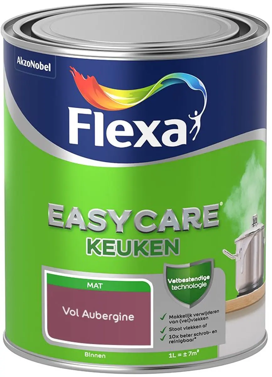 Flexa Easycare Keukenverf Vol Aubergine 1L