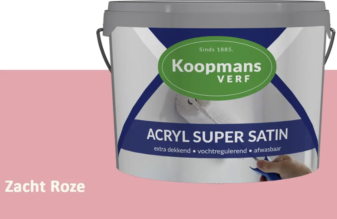 Koopmans Acryl Super Satin Zijdeglans Muurverf 2,5L