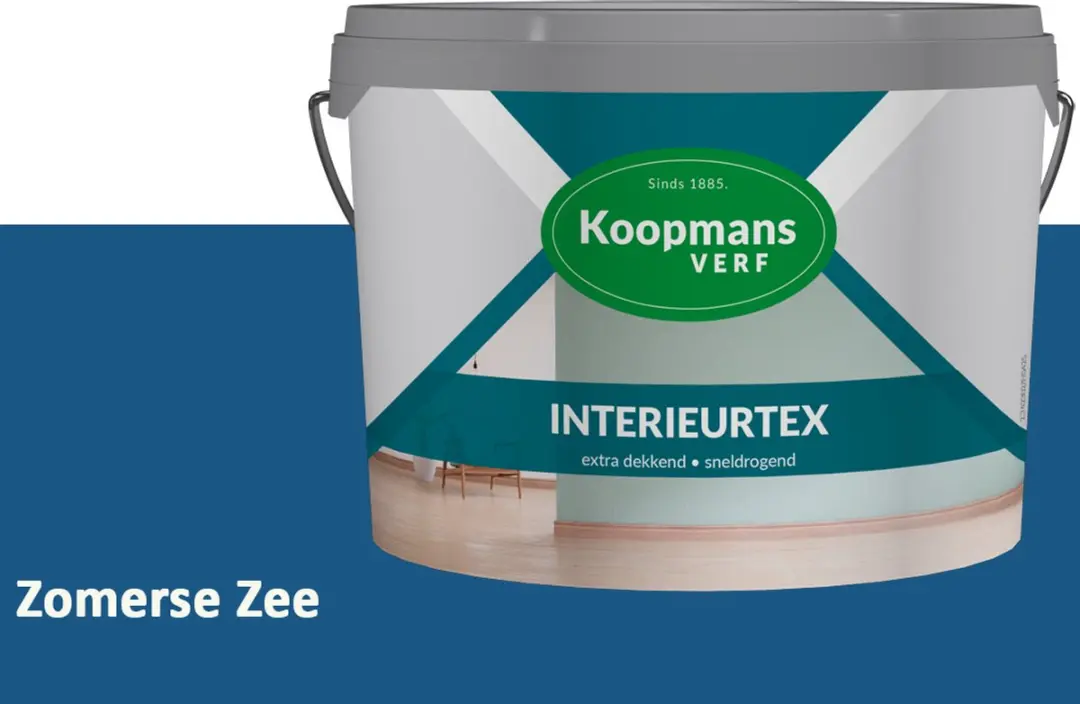 Koopmans Interieurtex Matte Muurverf Zomerse Zee 7,5L
