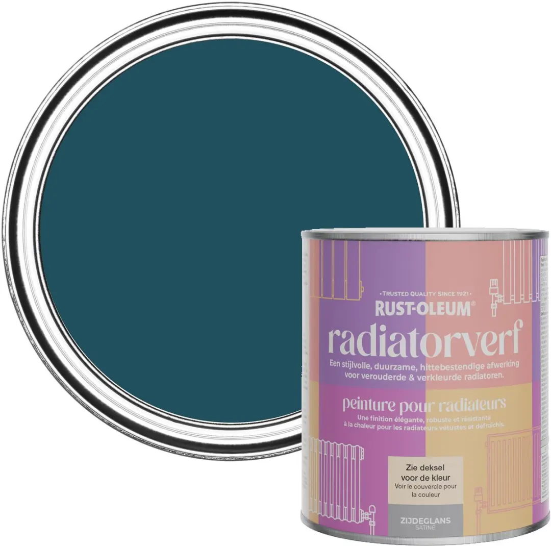 Rust-Oleum Radiatorverf Zijdeglans 750ml