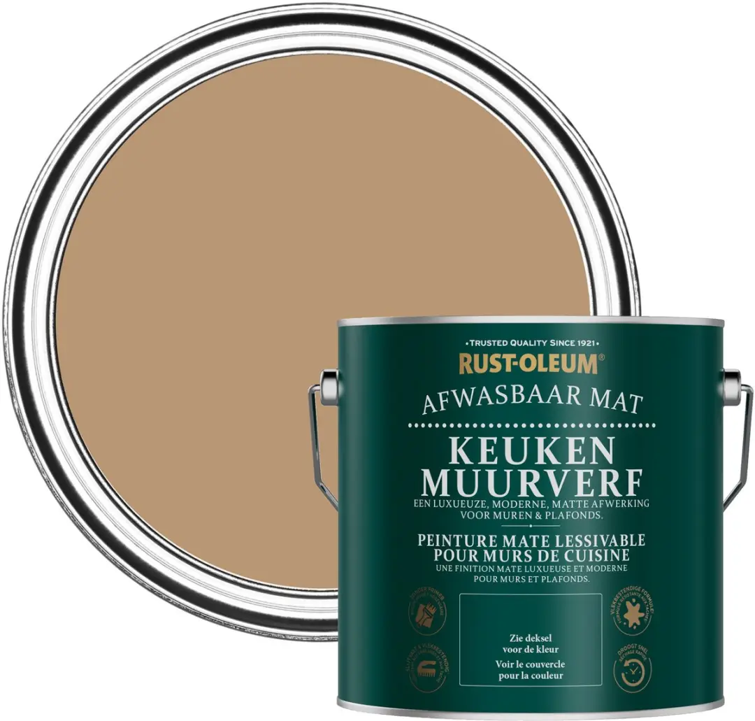 Rust-Oleum Keuken Muur- en Plafondverf Argile 2,5L