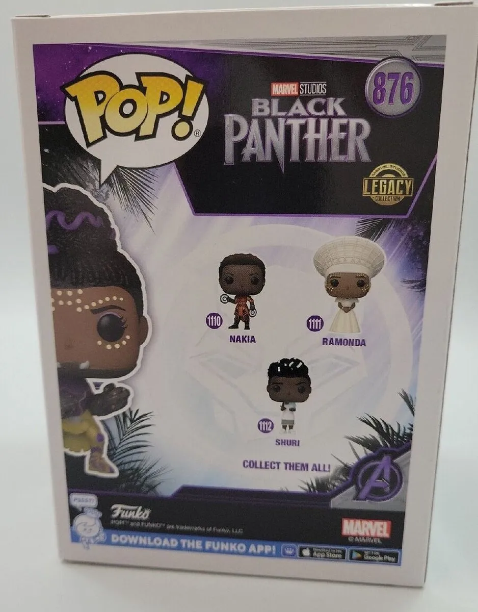 Funko POP Shuri 876 - Black Panther Special Edition - Glow in the dark - afbeelding 3 van 3