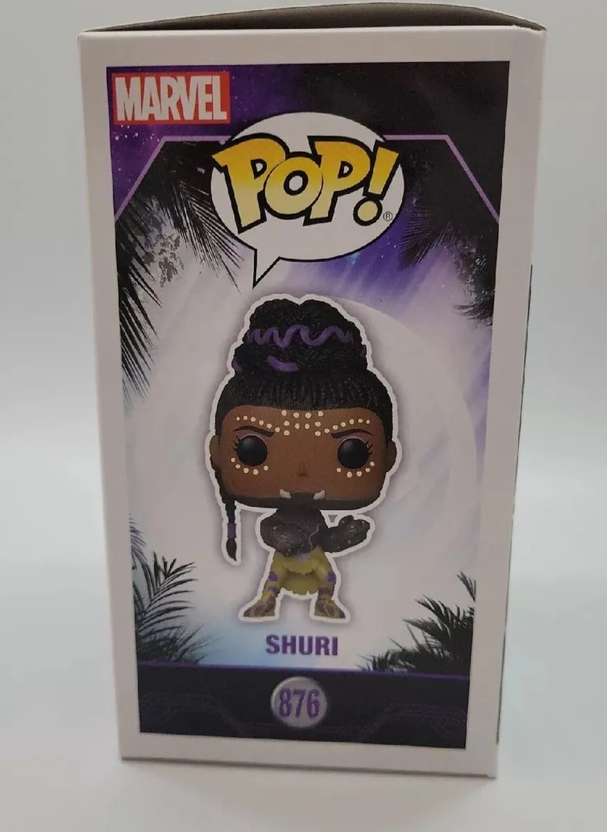 Funko POP Shuri 876 - Black Panther Special Edition - Glow in the dark - afbeelding 2 van 3