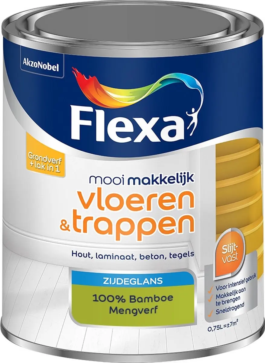 Flexa Mengverf 100% Bamboe 750ml - o.a. Hout/Steen