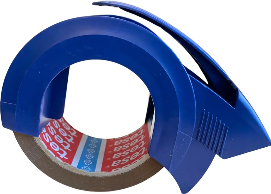 Tesa Handafroller met tape 66m x 50mm - Bruin