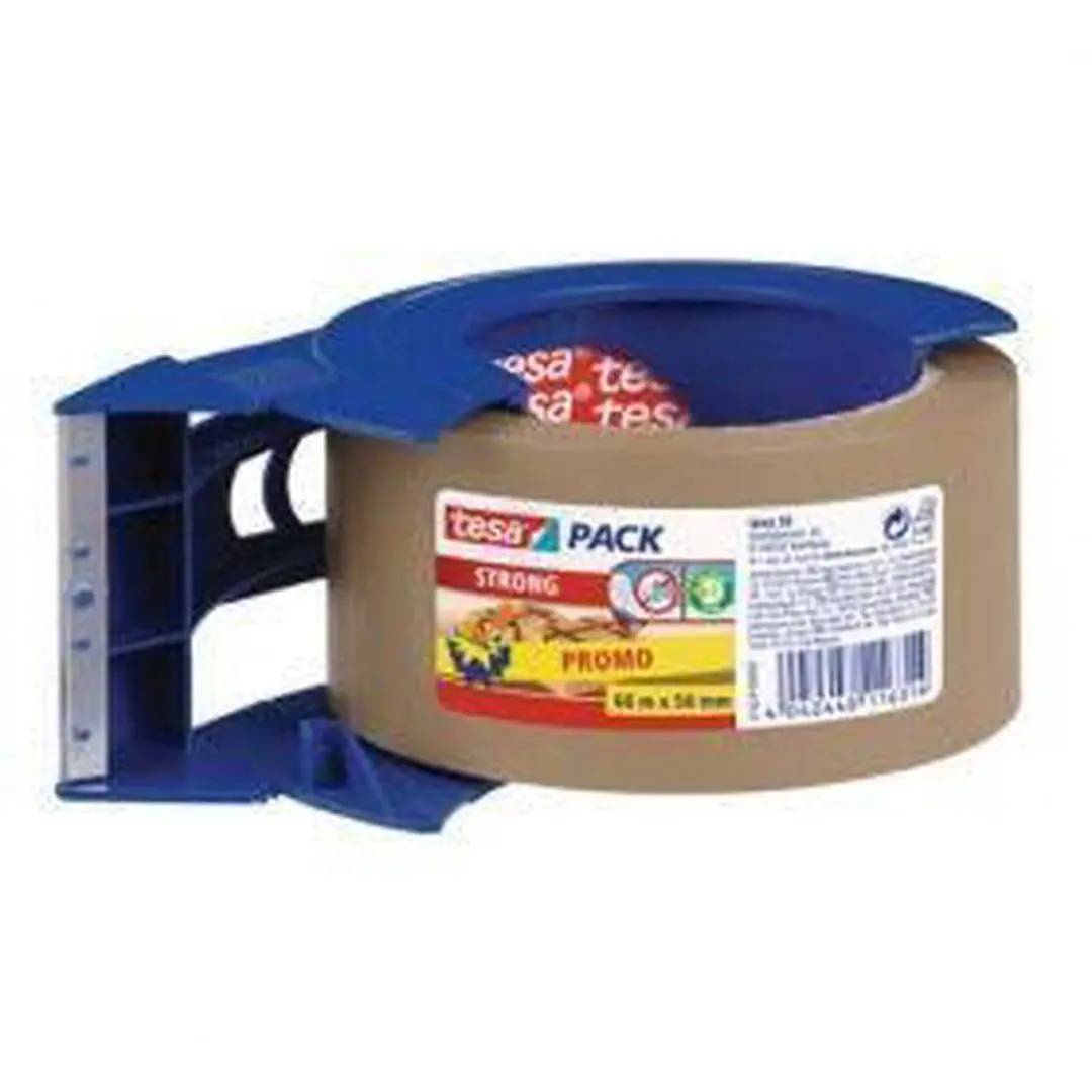 Tesa Handafroller met tape 66m x 50mm