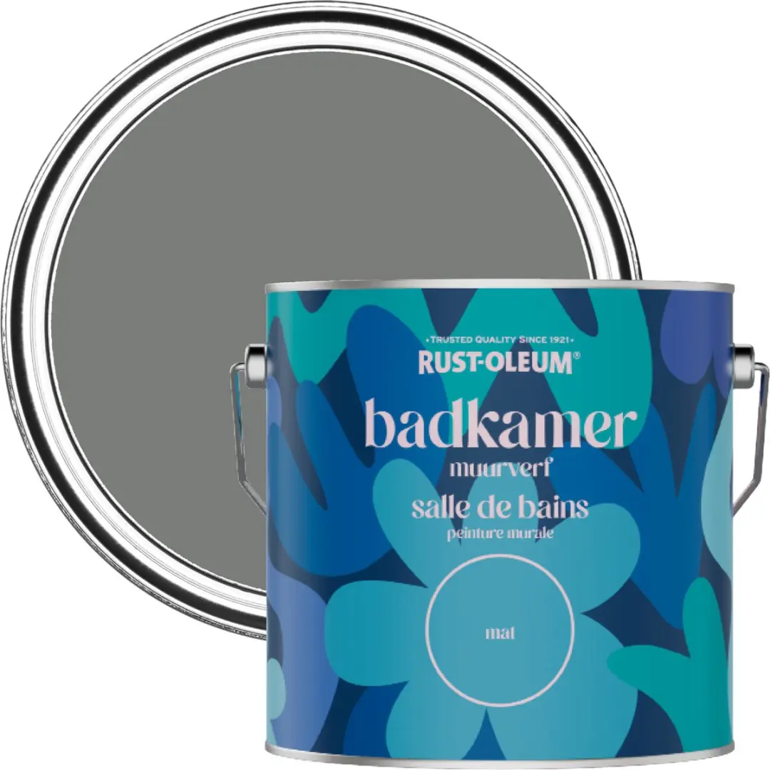 Rust-Oleum Grijs Badkamerverf 2,5L