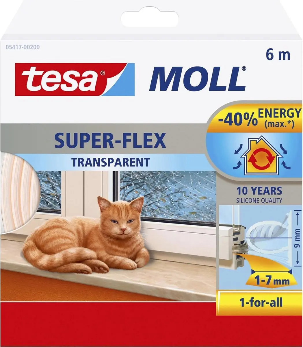 Tesa Moll Superflex Silicone 9mm x 6m
