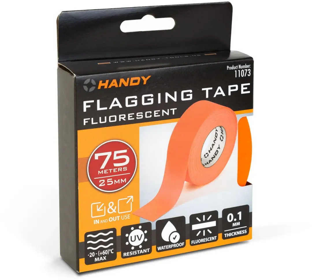 Handy Fluorescerende Markeringsband Oranje 75m x 25mm