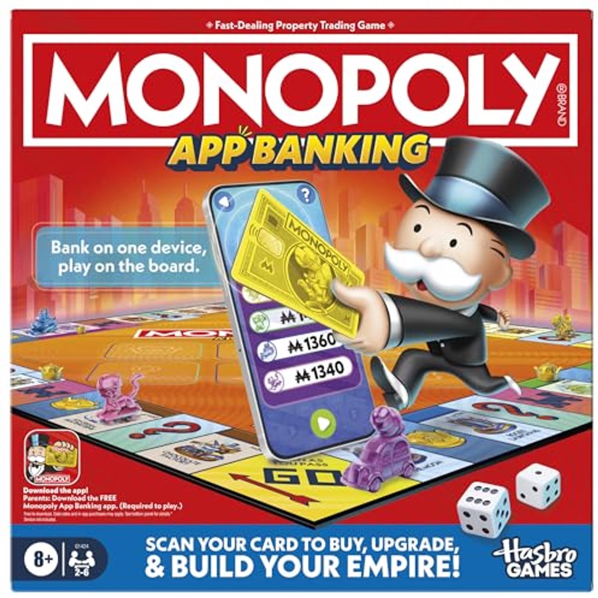 Hasbro Monopoly App Banking bordspel - digitaal bankieren.
