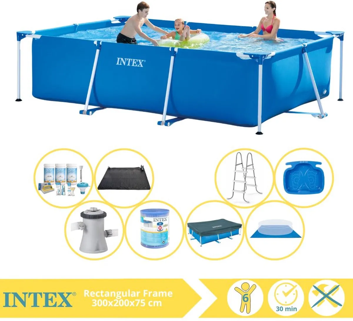 Intex 28272NP Opzetzwembad 300x200x75cm