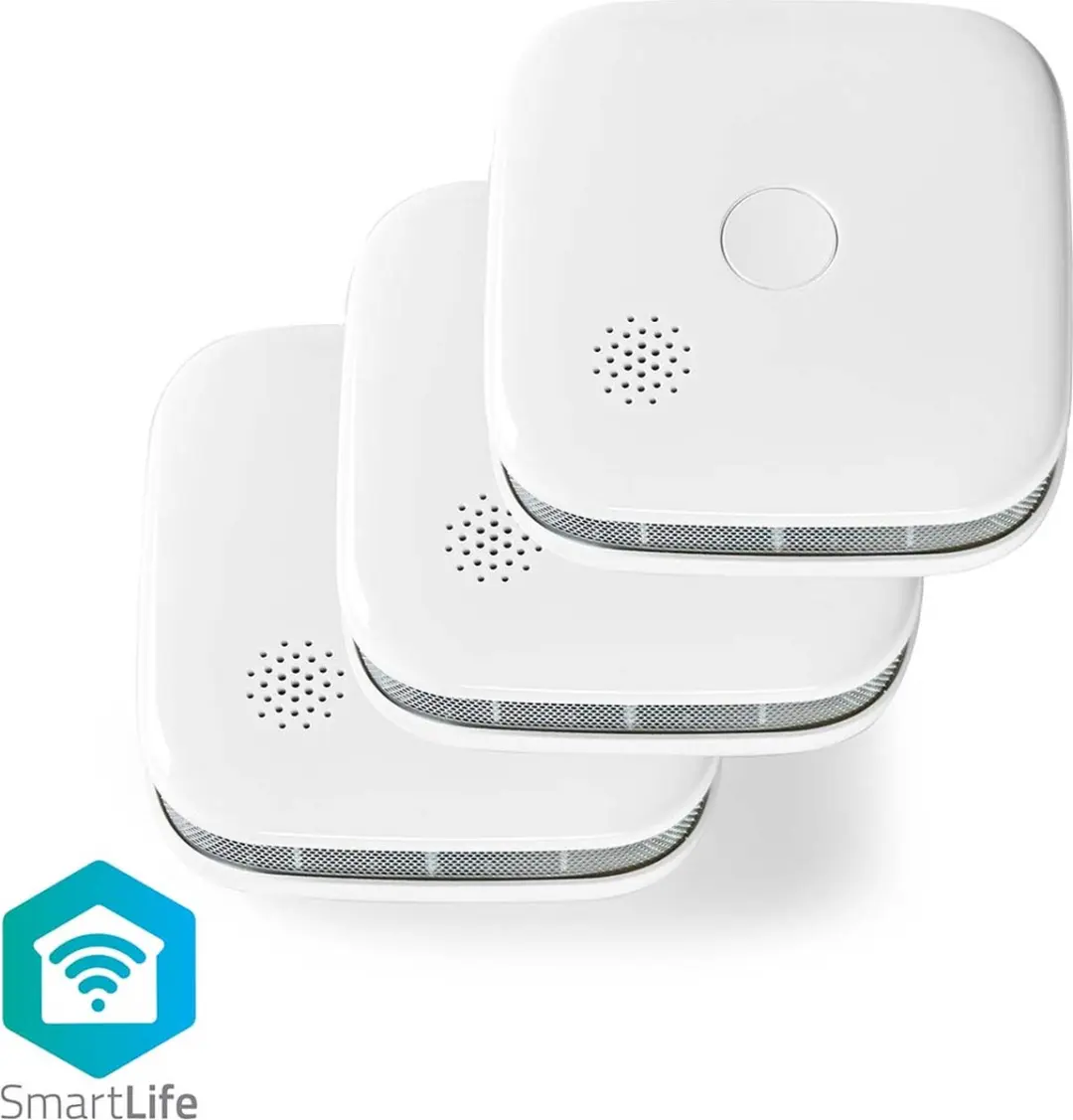 Nedis SmartLife Rookmelder Wi-Fi - 3 Stuks