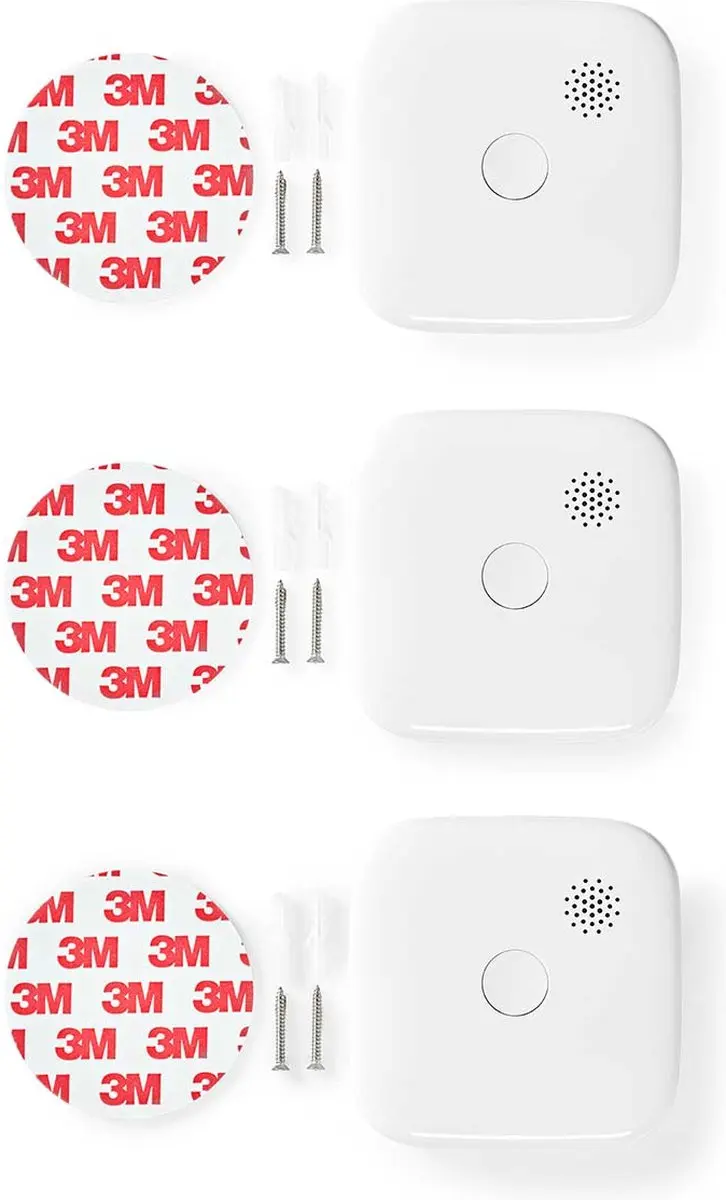 Nedis SmartLife Rookmelder Wi-Fi - 3 Stuks - afbeelding 6 van 6