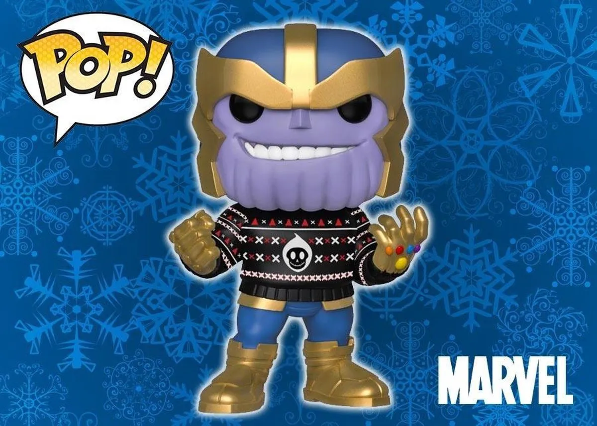 Funko Pop! Marvel Holiday Thanos Verzamelfiguur 95mm FUN43336 - Multicolor