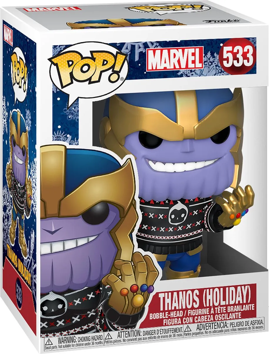 Funko Pop! Marvel Holiday Thanos Verzamelfiguur 95mm FUN43336 - Multicolor