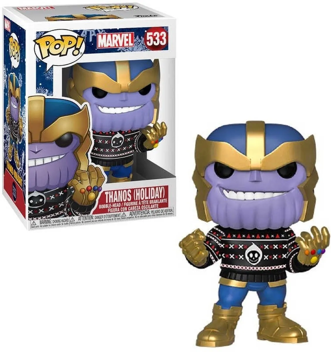 Funko Pop! Marvel Holiday Thanos Verzamelfiguur 95mm FUN43336 - Multicolor