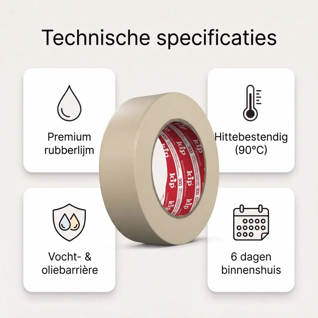 Kip 300 Masking Tape 36mm - Meerkleurig