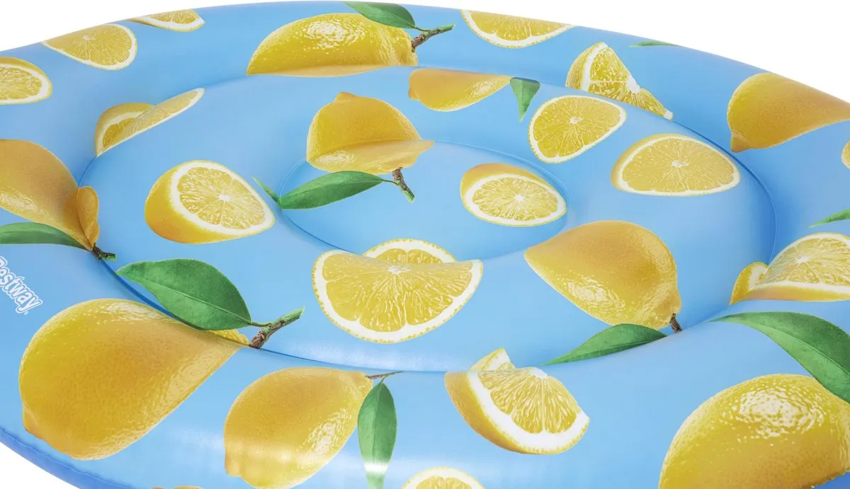 Bestway Luchtbed Scentsational Lemon - Blauw - afbeelding 4 van 6
