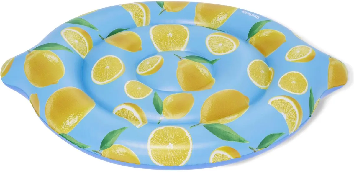 Bestway Luchtbed Scentsational Lemon - Blauw - afbeelding 3 van 6